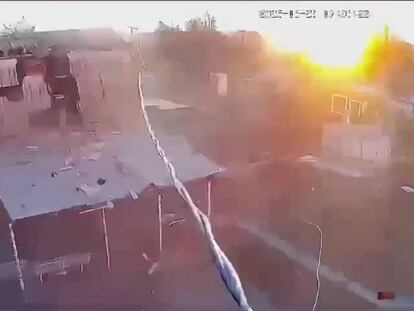 Así ha sido la explosión cerca de la base aérea de bombardeos rusos Engels