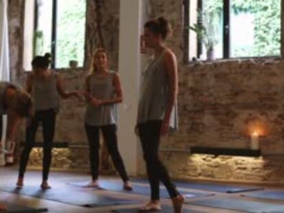 Así fue la ‘master class’ de yoga de Verónica Blume para Mango