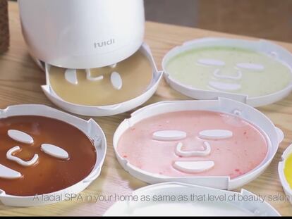 Así funciona la máquina casera para hacer mascarillas faciales