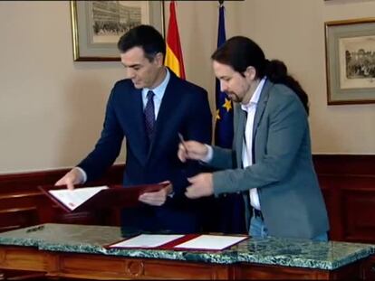 Las 10 medidas del acuerdo de PSOE y Podemos para el Gobierno de coalición