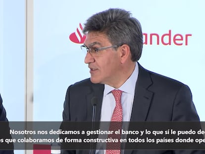 El CEO de Santander pide al nuevo Gobierno crecimiento "inclusivo" y control del déficit