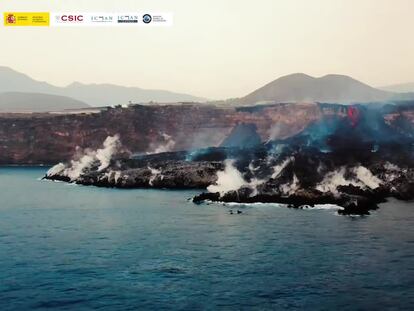 La Palma ha perdido 1.800 plazas aéreas por la erupción del volcán
