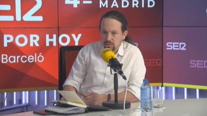 Iglesias abandona el debate de la SER tras un duro enfrentamiento con Monasterio