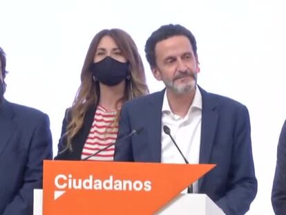 El futuro de Ciudadanos, en vilo tras perder su representación en la Asamblea de Madrid
