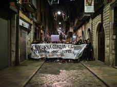 Marcha contra la violencia de género, el 25 de noviembre de 2019 en Girona.