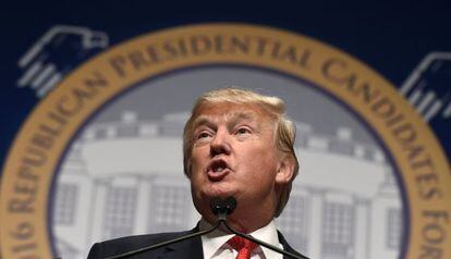 Donald Trump, durante la campaña.