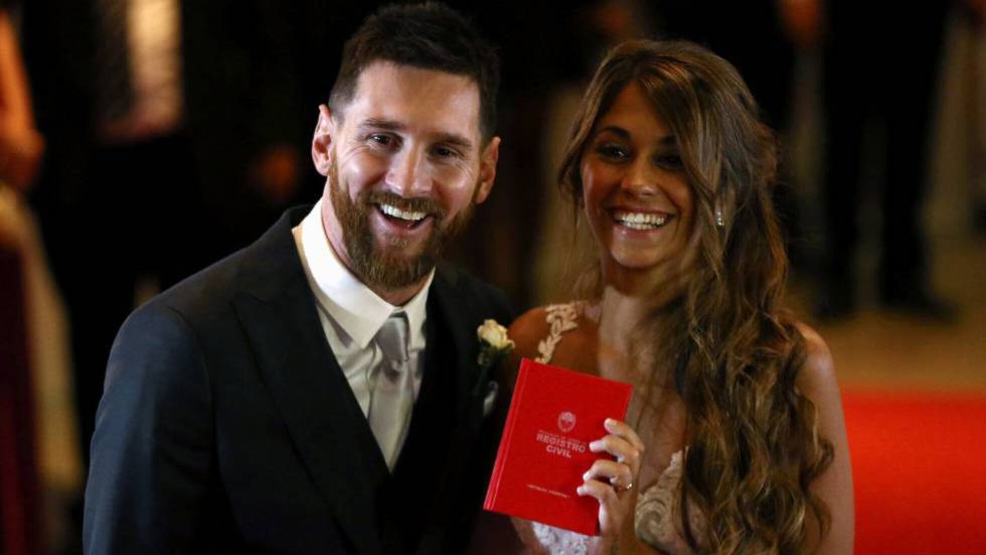 Antonella roccuzzo hot sale vestido novia