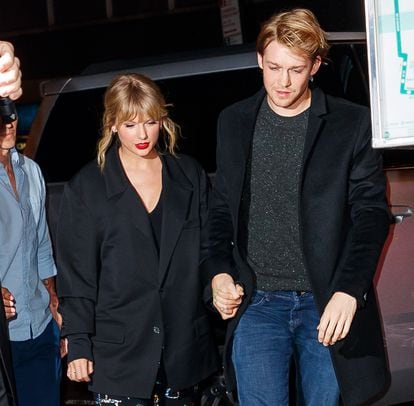 Taylor Swift and Joe Alwyn in New York in October 2019.