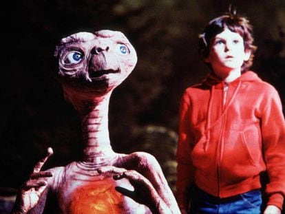Fotograma de 'E.T., el extraterrestre'.