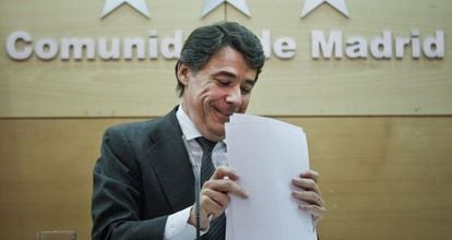 El presidente de la Comunidad de Madrid, Ignacio González, en una imagen de archivo.