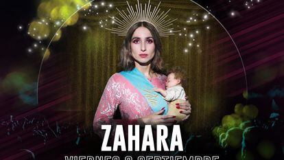 Cartel promocional del concierto de Zahara en Toledo.