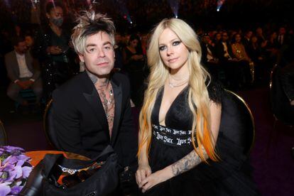 Mod Sun y Avril Lavigne, en la pasada gala de los Grammy.