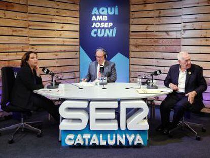 Els candidats de Barcelona en Comú i ERC protagonitzen el debat electoral a dos de la cadena SER