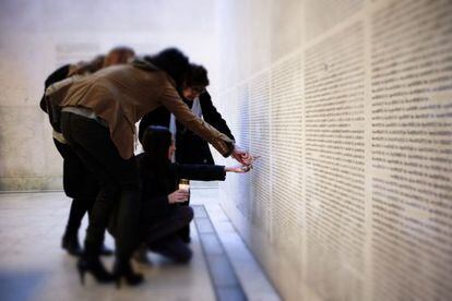 Memorial del Holocausto en Par&iacute;s.