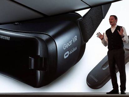 Presentaci&oacute;n del dispositivo Oculus Gear VR de Samsung.