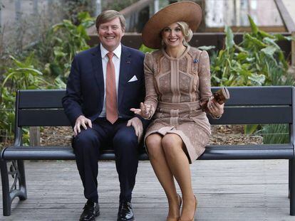 Guillermo y M&aacute;xima de Holanda en abril de 2016. 