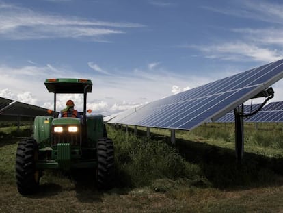 Parque solar con 850.000 paneles, en el Estado de Guanajuato.