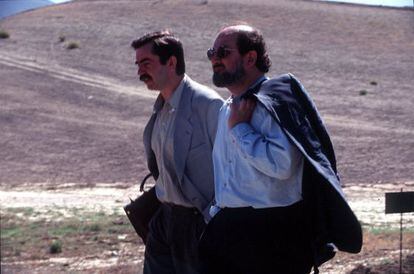 Salman Rushdie y Antonio Muñoz Molina, en 1995 en Granada.