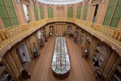 Interior del Museo Teyler, el más antiguo de Países Bajos, en Haarlem.