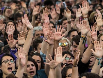 Protesta contra la sentencia de &#039;la manada&quot;.