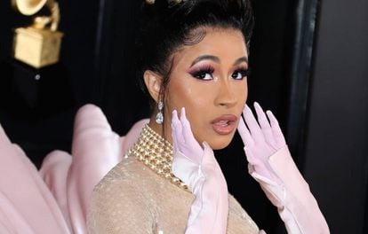 La rapera Cardi B, el pasado febrero en los Grammy.