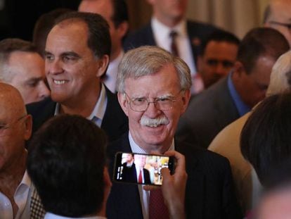 John Bolton, el asesor de Seguridad Nacional del presidente de EE UU, Donald Trump, el pasado 17 de abril en Coral Gables, Florida. 