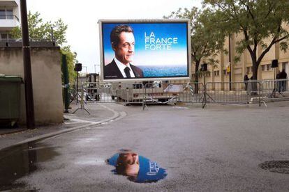 Nicolas Sarkozy opta a la reelección como presidente el 6 de mayo.