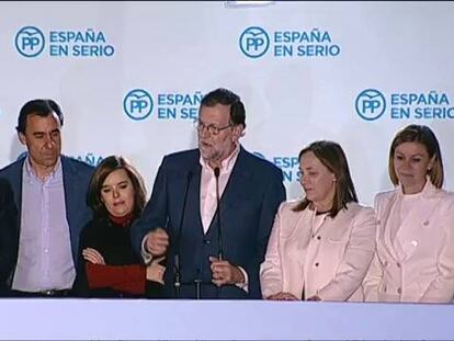 Mariano Rajoy: “voy a intentar formar Gobierno”