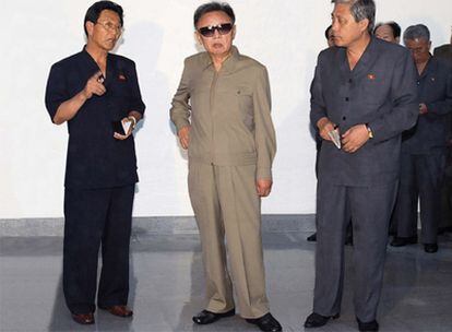 Kim Jong Il en una de las últimas fotografías publicadas por los medios de Corea del Norte.