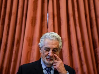 El tenor español Plácido Domingo en Madrid, el pasado 10 de junio de 2021.