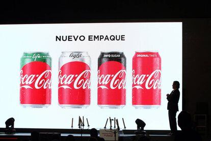 Presentaci&oacute;n de la nueva imagen de Coca-Cola
