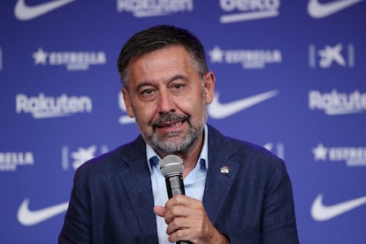 Bartomeu, en un acto durante su mandato como presidente del Barcelona.