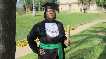 Úrsula, el día de su graduación en 2017.