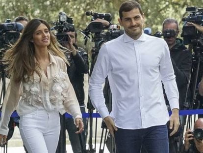 Iker Casillas y Sara Carbonero, en 2019.