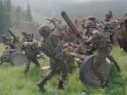 Tropas italianas en el conflicto de Bosnia.