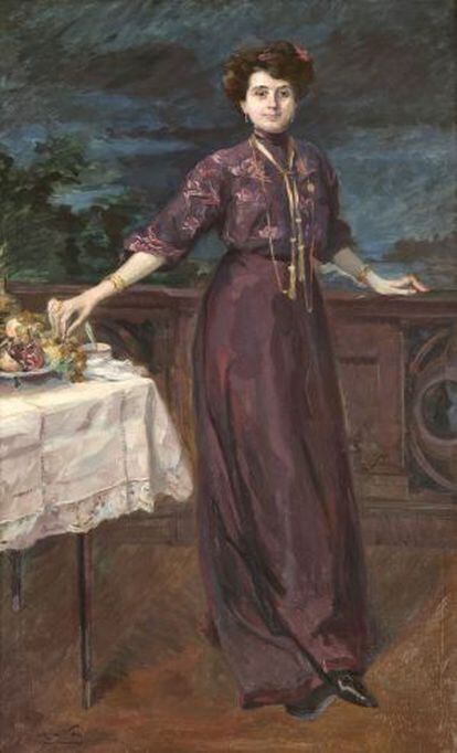 Retrato de 'Maria Condeminas de Rossich' (1909), famoso lienzo de Lluïsa Vidal