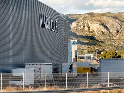 Centro logístico de Marie Claire, en Borriol, que ha sido cerrado para la optimización de los recursos.