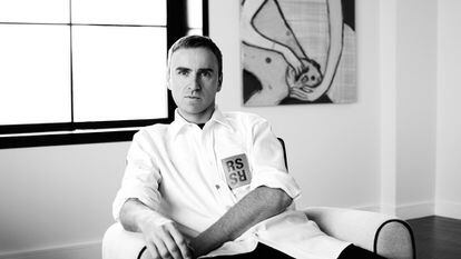 Raf Simons, director creativo de Calvin Klein. 
