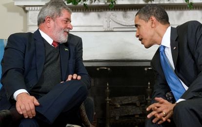 Luiz Inácio Lula da Silva y Barack Obama, en marzo del año pasado en la Casa Blanca.