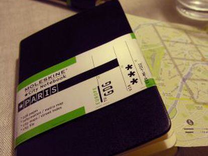 Cuaderno de viajes de París de Moleskine