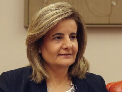 La ministra de Empleo, F&aacute;tima B&aacute;&ntilde;ez.