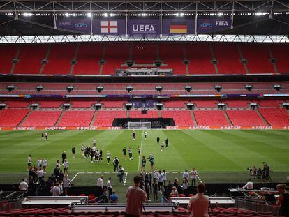 Wembley acogerá este domingo la final de la Eurocopa femenina entre Inglaterra y Alemania.