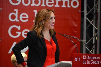 La candidata del PSOE a la Alcaldía de Alcorcón, Candelaria Testa en una imagen del 30 de mayo.