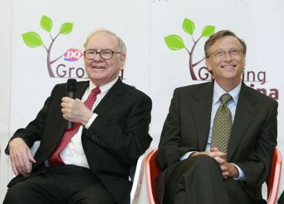Warren Buffet y Bill Gates, en 2011.
