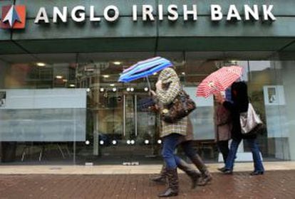 Una oficina del Anglo Irish Bank.