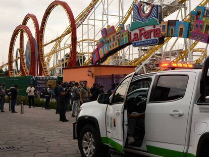 La fachada de la Feria de Chapultepec, tras el accidente. 