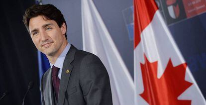 En la imagen, el primer ministro de Canadá, Justin Trudeau.