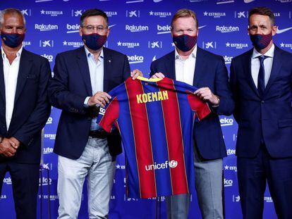 Ronald Koeman, nuevo entrenador del Barcelona, en imágenes