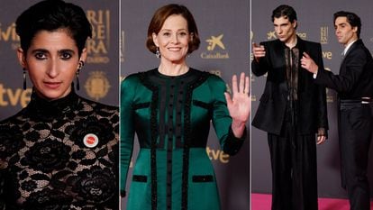 Alba Flores, Sigourney Weaver y los Javis en la alfombra roja de los Premios Goya 2024