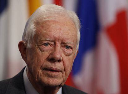 El ex presidente estadounidense, Jimmy Carter